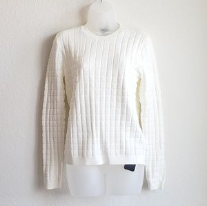 NWT Armani Exchange Sweater Quilted Stiching